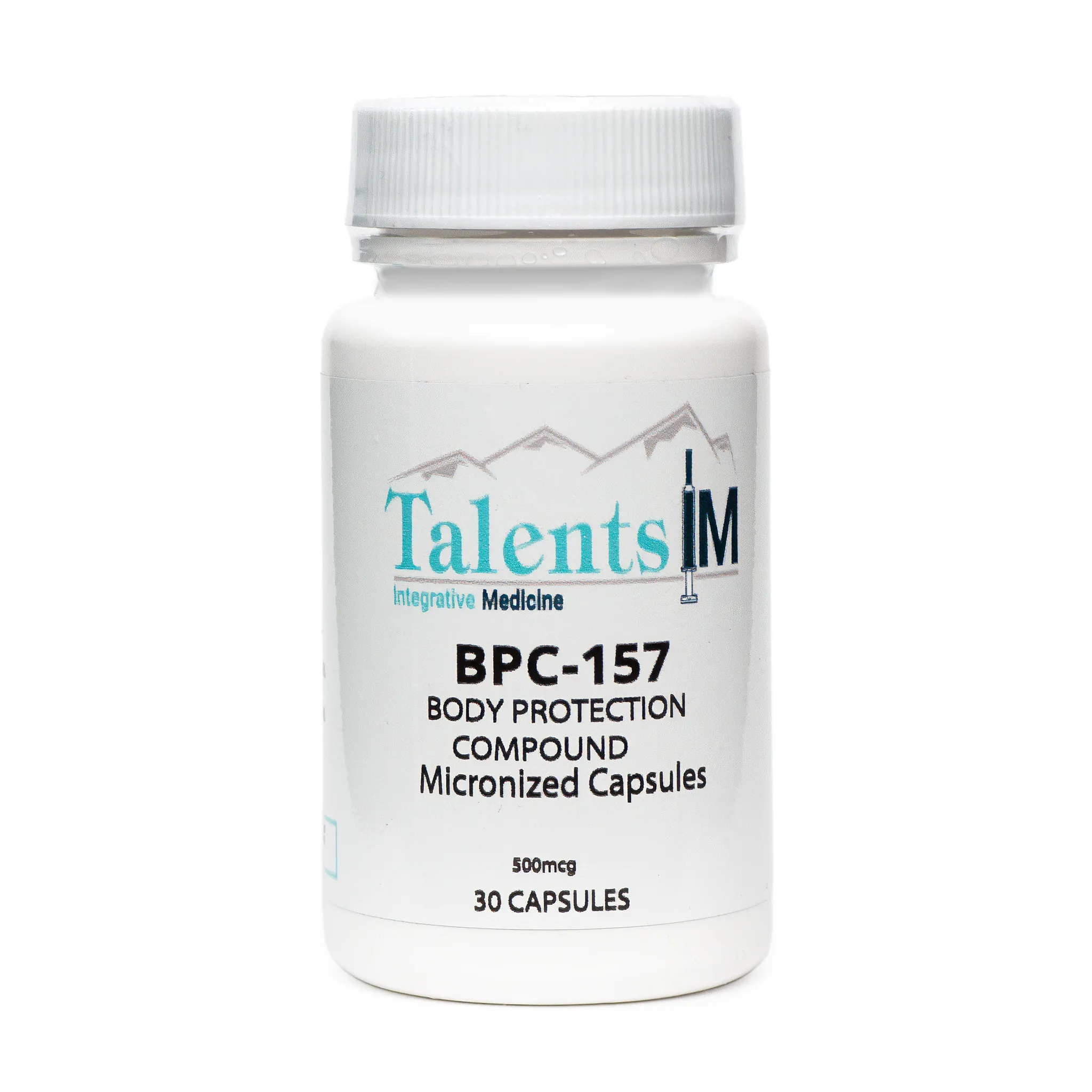 Bottle of BPC-157 Peptide