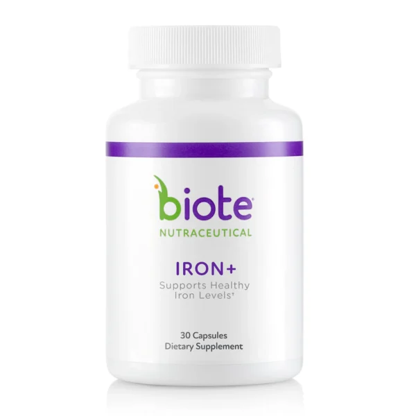 IRON Iron+ bottle Biote nutraceutical