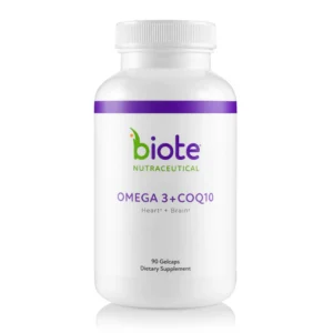 Omega 3+CoQ10 Bottle Biote Nutraceutical
