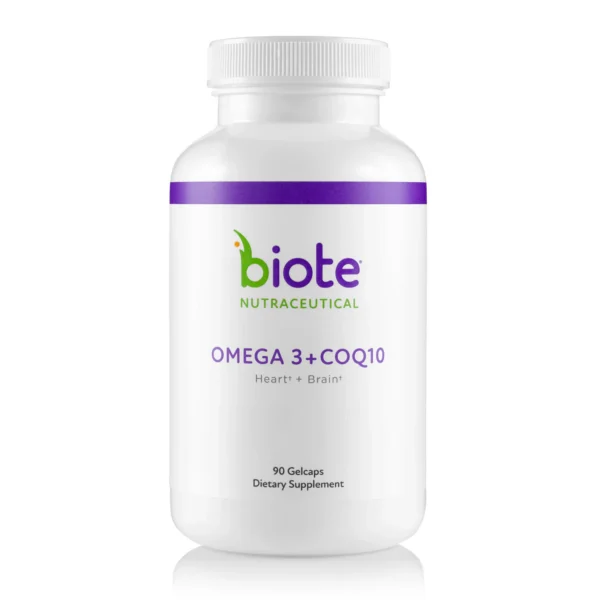 Omega 3+CoQ10 Bottle Biote Nutraceutical